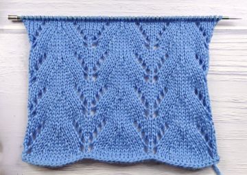 Ajourmuster stricken
