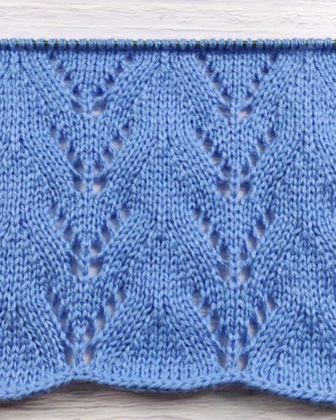 Ajourmuster stricken