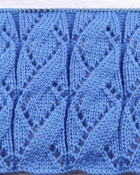 Ajourmuster stricken