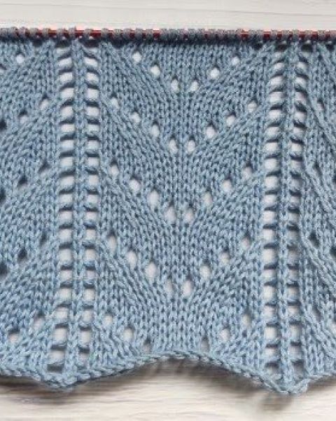Ajourmuster stricken