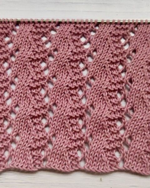 Ajourmuster Strickanleitung