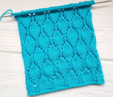 Ajourmuster stricken