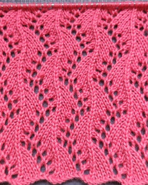Ajourmuster stricken