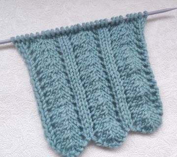 Lochstrifen stricken stricken