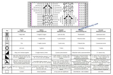 blattmuster schrift