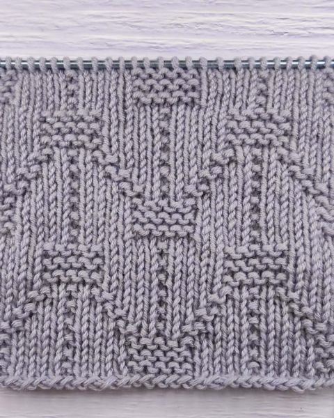Einfaches Strickmuster für Anfänger