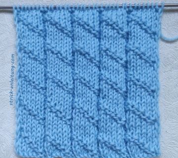 Einfaches Strickmuster