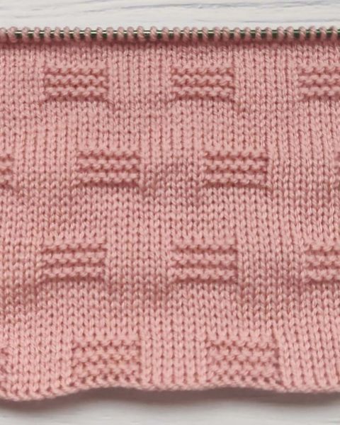 Einfaches Strickmuster für Anfänger