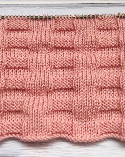 Einfaches Strickmuster für Anfänger