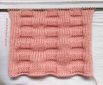 Einfaches Strickmuster für Anfänger
