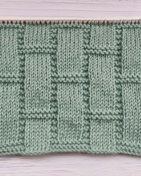 Einfaches Strickmuster für Anfänger