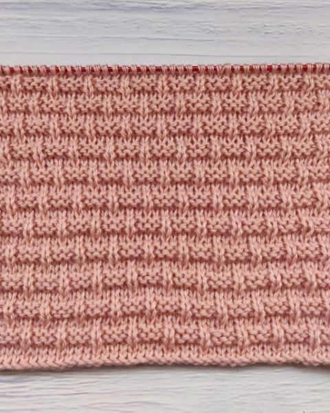 Einfaches Strickmuster für Anfänger
