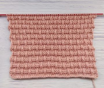 Einfaches Strickmuster für Anfänger
