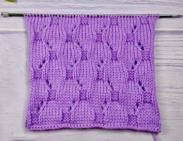Einfaches Strickmuster für Anfänger