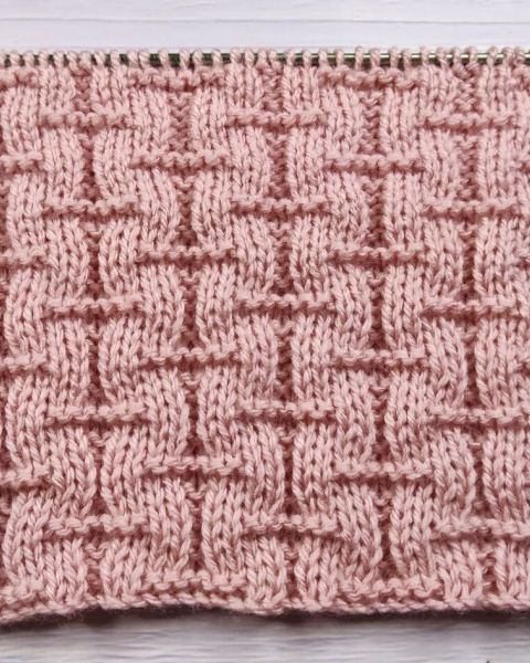 Einfaches Strickmuster für Anfänger