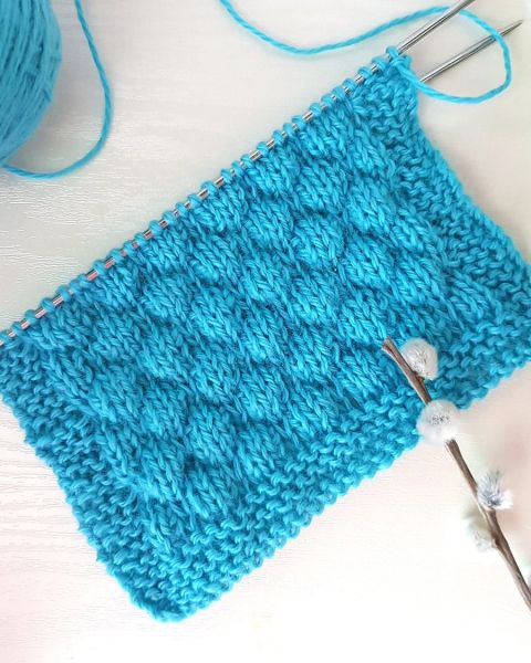 Bubblemuster stricken