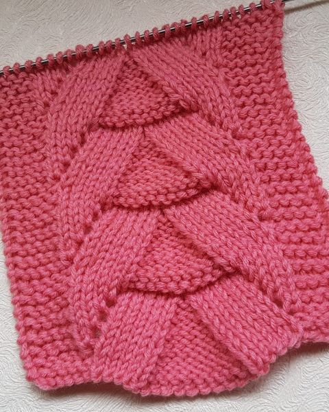 Mittel- und Raglanmuster stricken