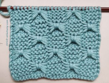 Schmetterlingsmuster stricken