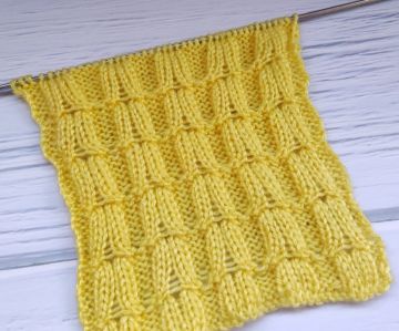 Einfaches Fantasiemuster stricken