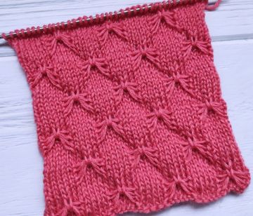 Schmetterlingsmuster stricken