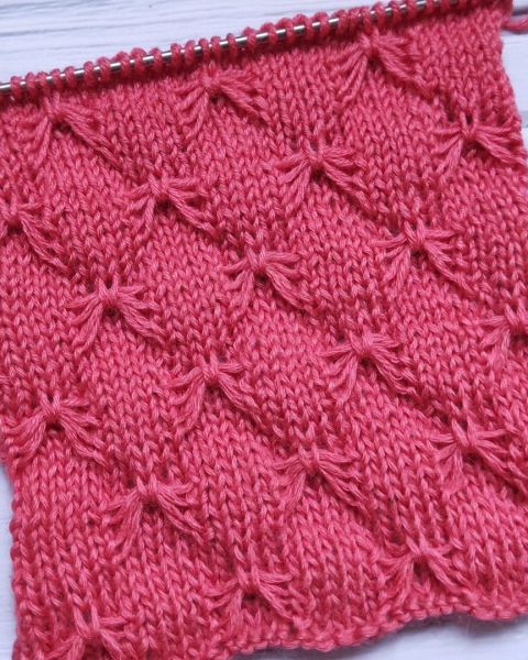 Schmetterlingsmuster stricken