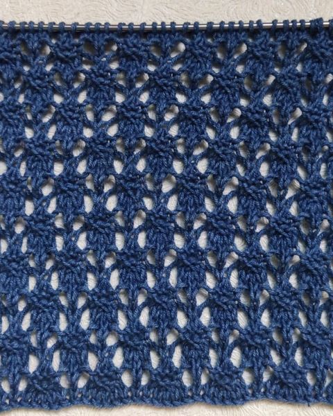 Netzmuster stricken