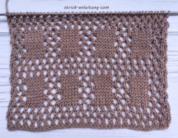 Netzmuster stricken