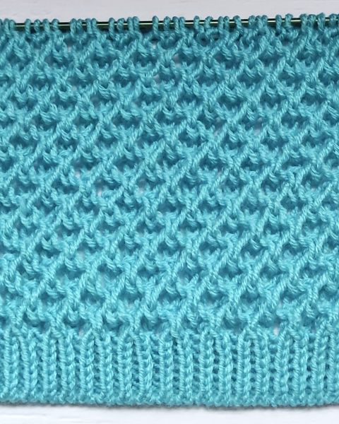 Netzmuster stricken