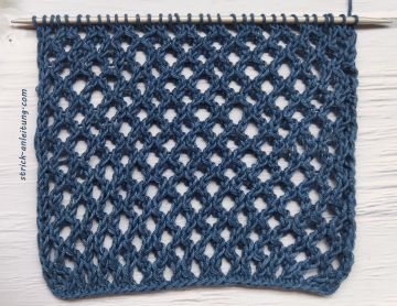 Netzmuster stricken