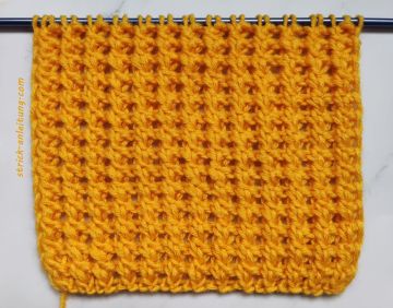 Netzmuster stricken