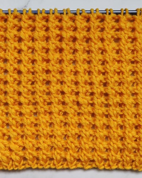 Netzmuster stricken