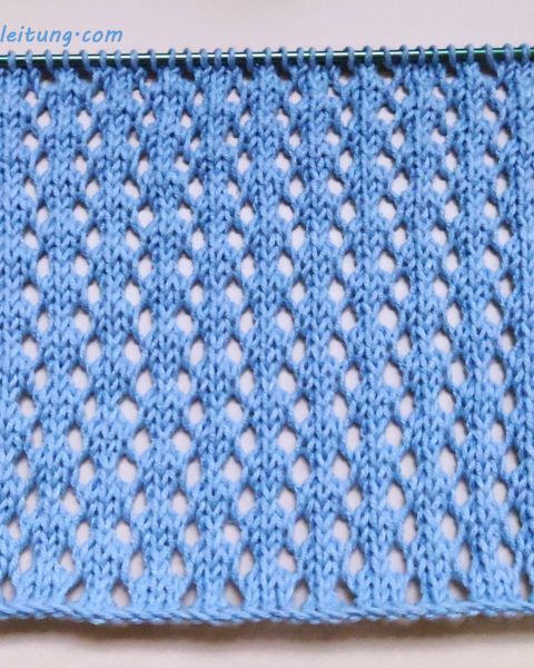 Netzmuster stricken
