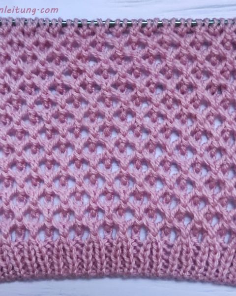 Netzmuster stricken