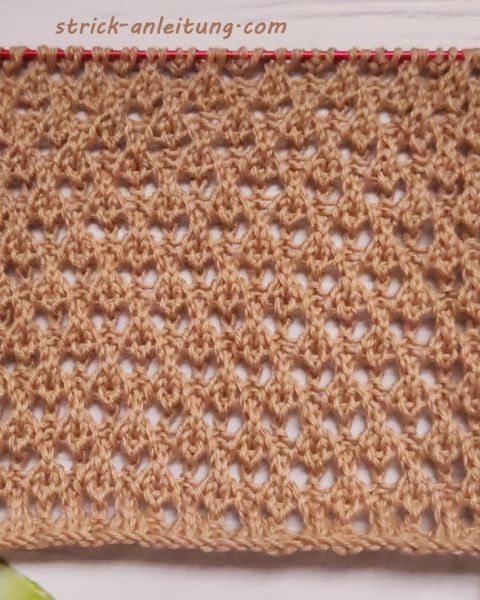 Netzmuster stricken