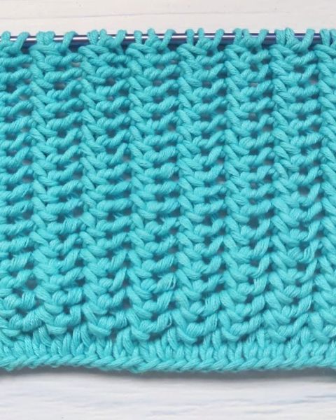 Netzmuster stricken