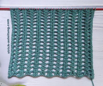 Netzmuster stricken