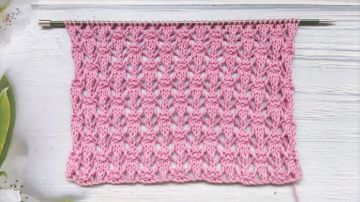 Netzmuster Stricken