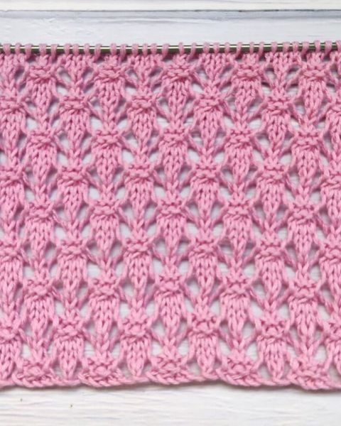 Netzmuster Stricken