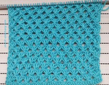 Netzmuster stricken