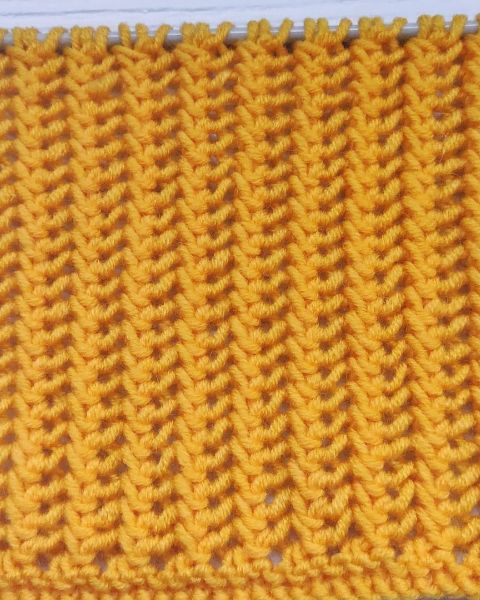Netzmuster stricken
