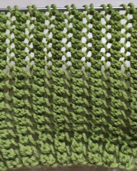 Netzmuster stricken