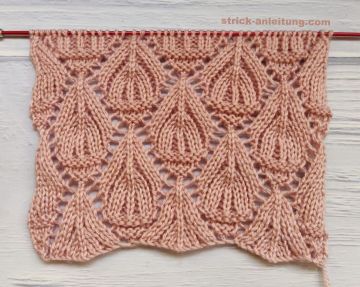 Ajour-Rautenmuster stricken