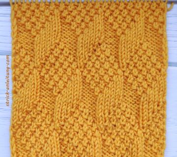 Perl-Rautenmuster stricken