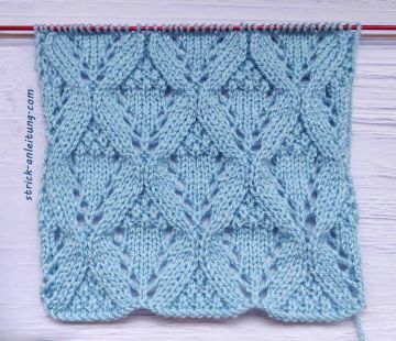 Fantasie-Rautenmuster stricken