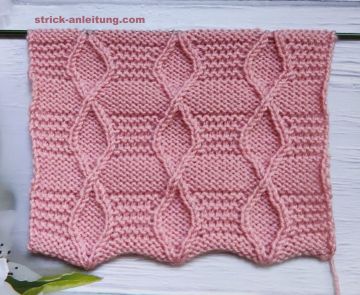 Fantasie-Rautenmuster stricken