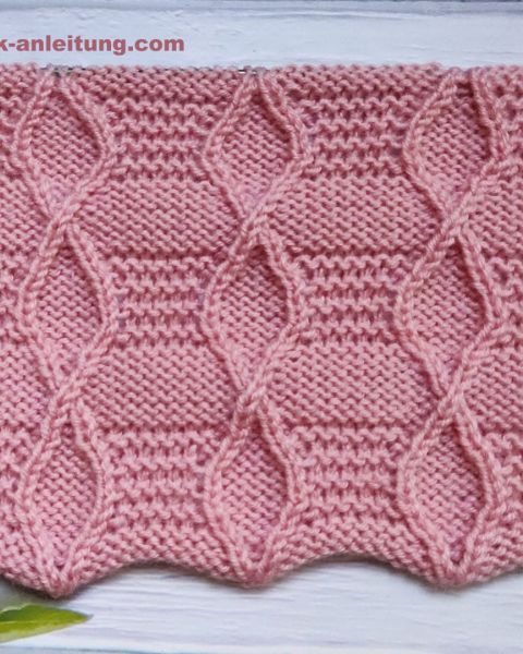 Fantasie-Rautenmuster stricken