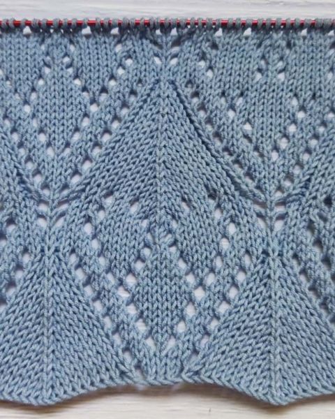 Ajourmuster stricken