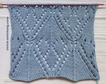 Ajourmuster stricken