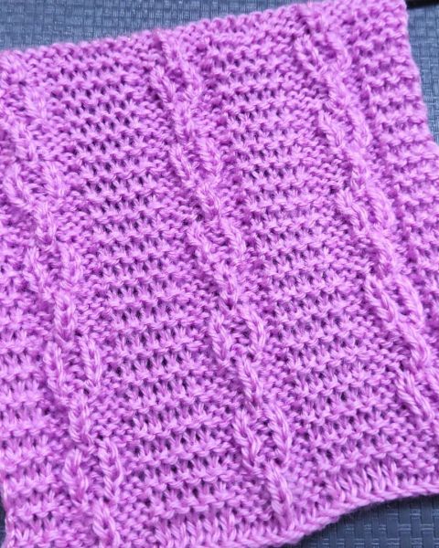 Einfaches Strickmuster