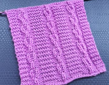 Einfaches Strickmuster